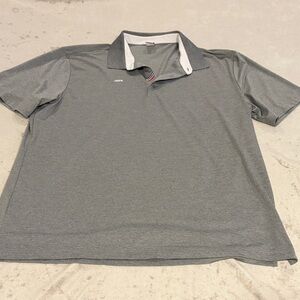 Men's Classic Gray Golf Polo Shirt